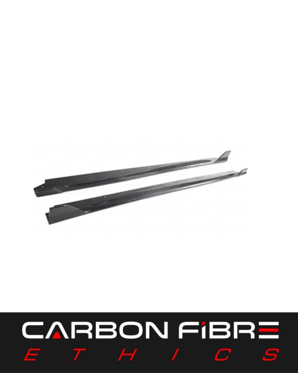 CARBON FIBER SIDE SKIRTS FOR 2023-2024 LEXUS IS300H
