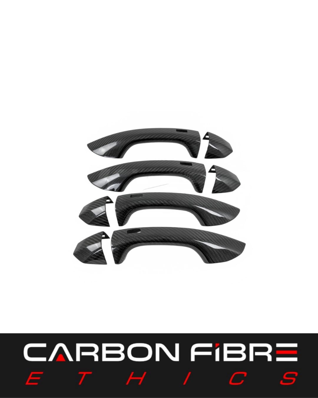 DRY CARBON FIBER DOOR HANDEL COVER FOR 2018-2022 LAMBORGHINI URUS