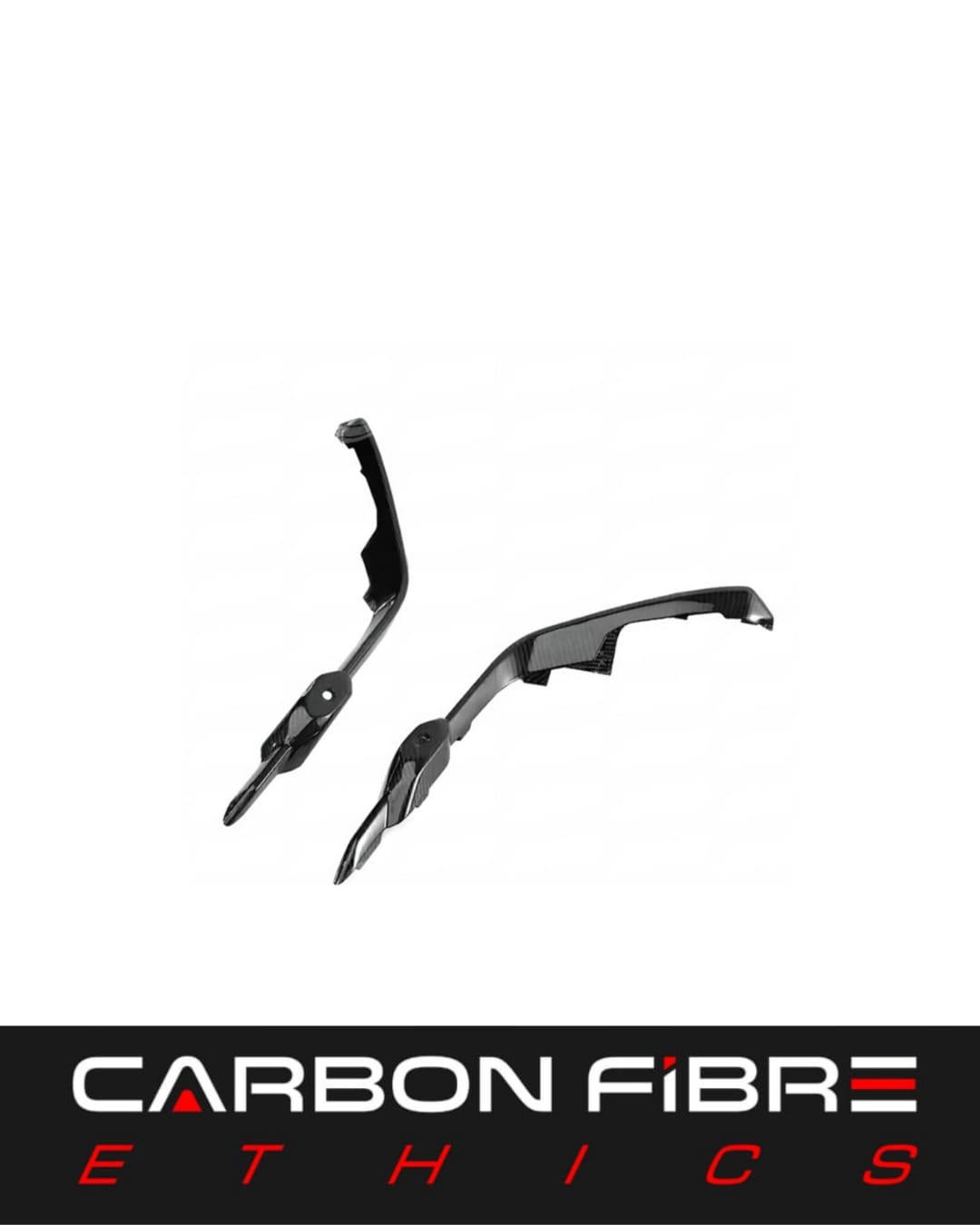 PERFORMANTE STYLE DRY CARBON FIBER FRONT BUMPER TRIMS FOR 2022-2023 LAMBORGHINI URUS