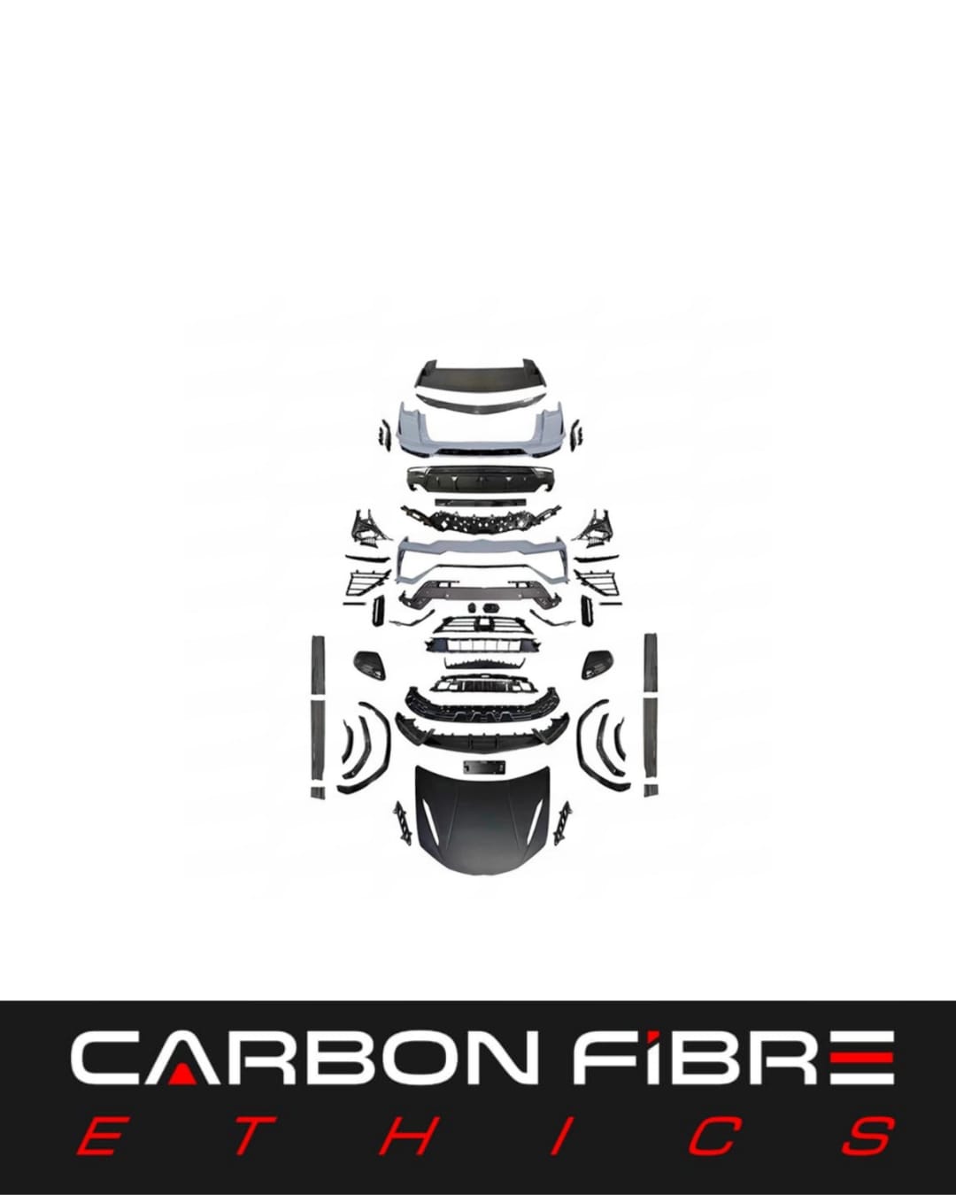 PERFORMANTE STYLE DRY HALF CARBON FIBER BODYKITS FOR 2018-2022 LAMBORGHINI URUS