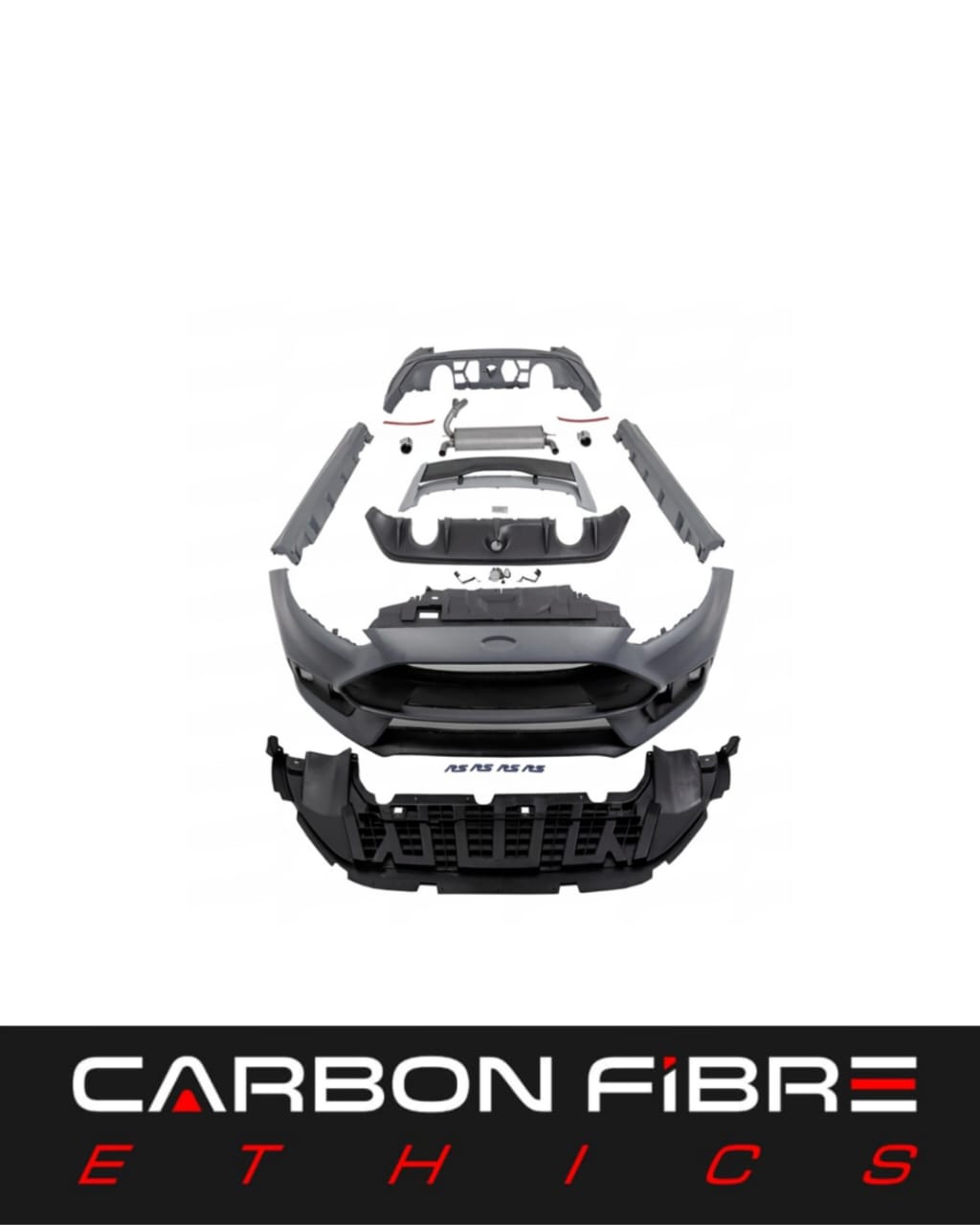 RS STYLE PP BODY KITS FOR 2015-2018 FORD FOCUS