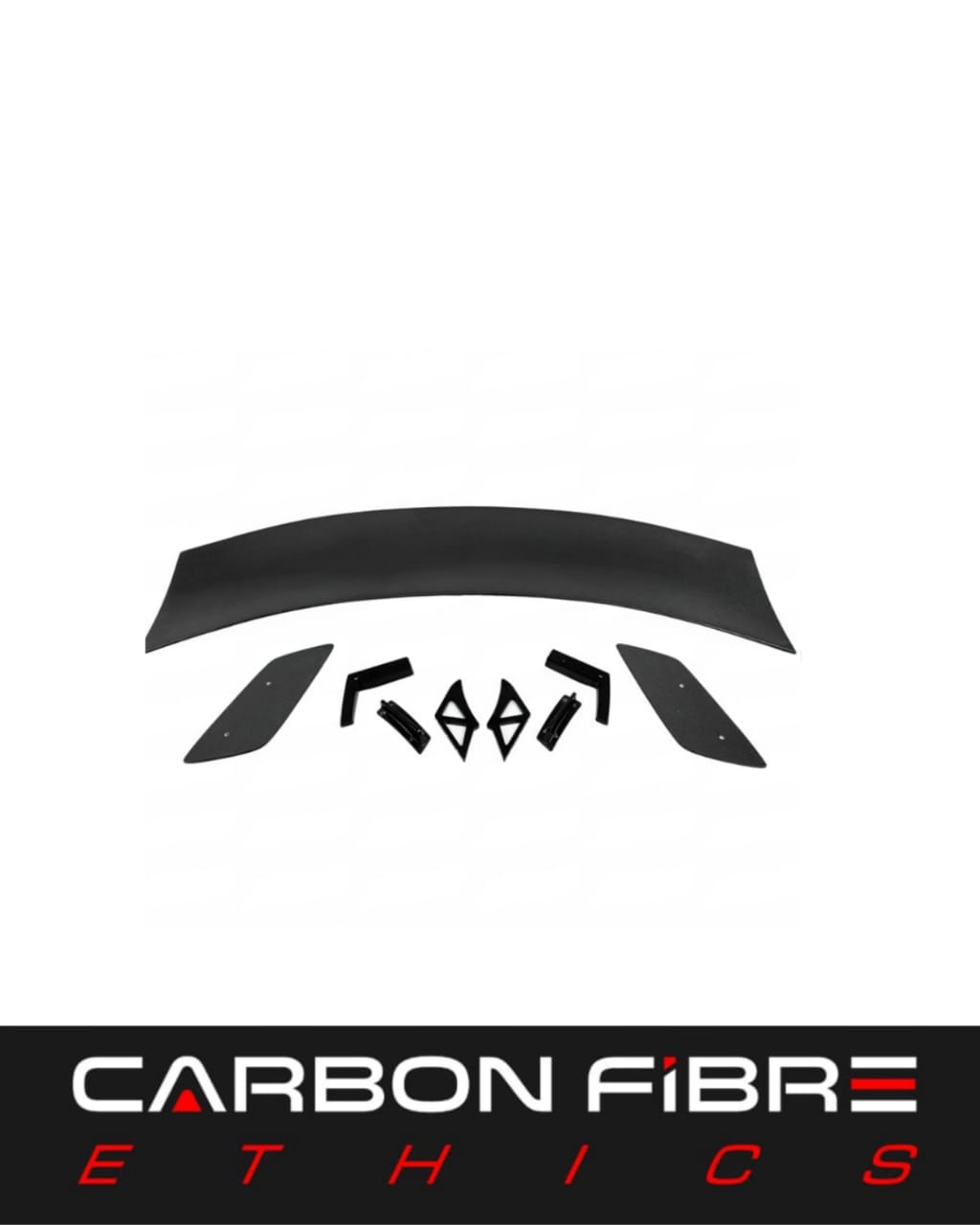 GT500-1 STYLE CARBON FIBER REAR SPOILER