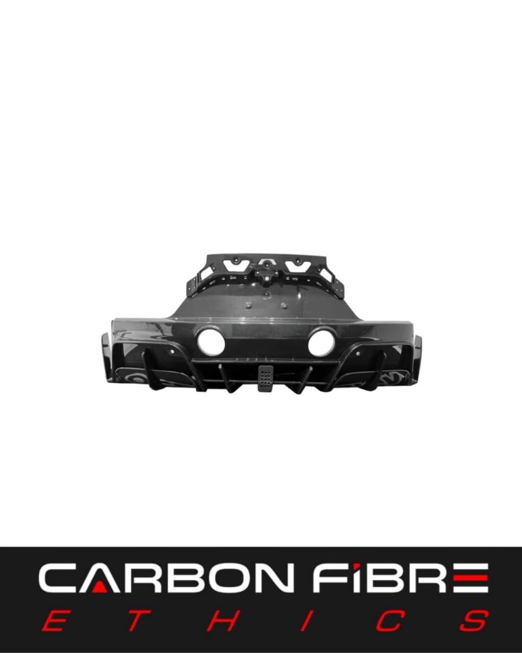 MANSORY STYLE DRY CARBON REAR DIFFUSER FOR 2020-2023 MASERATI MC20