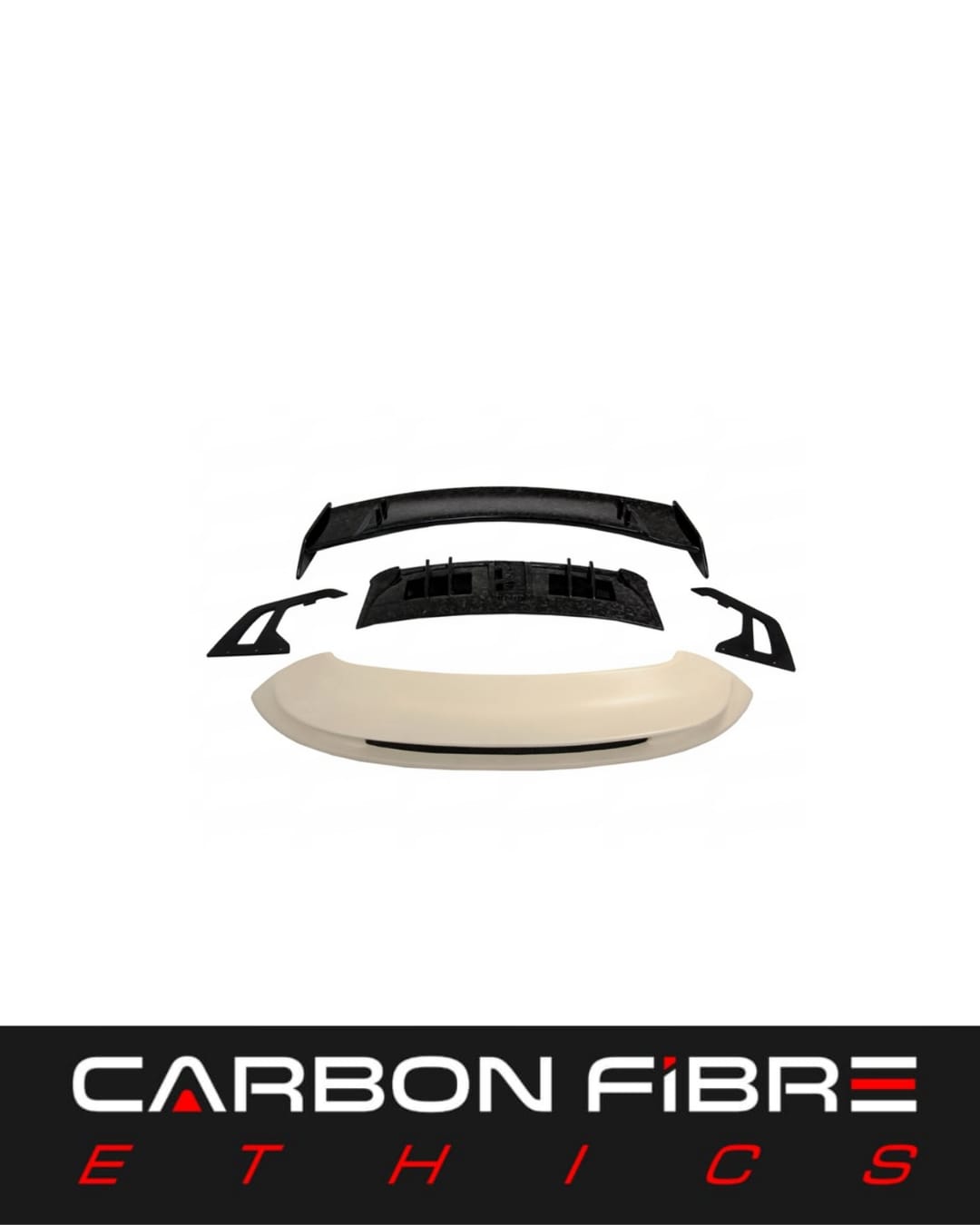 GT3 B STYLE DRY FORGED CARBON FIBER REAR TRUNK AND SPOILER FOR 2019-2023 PORSCHE 911 992