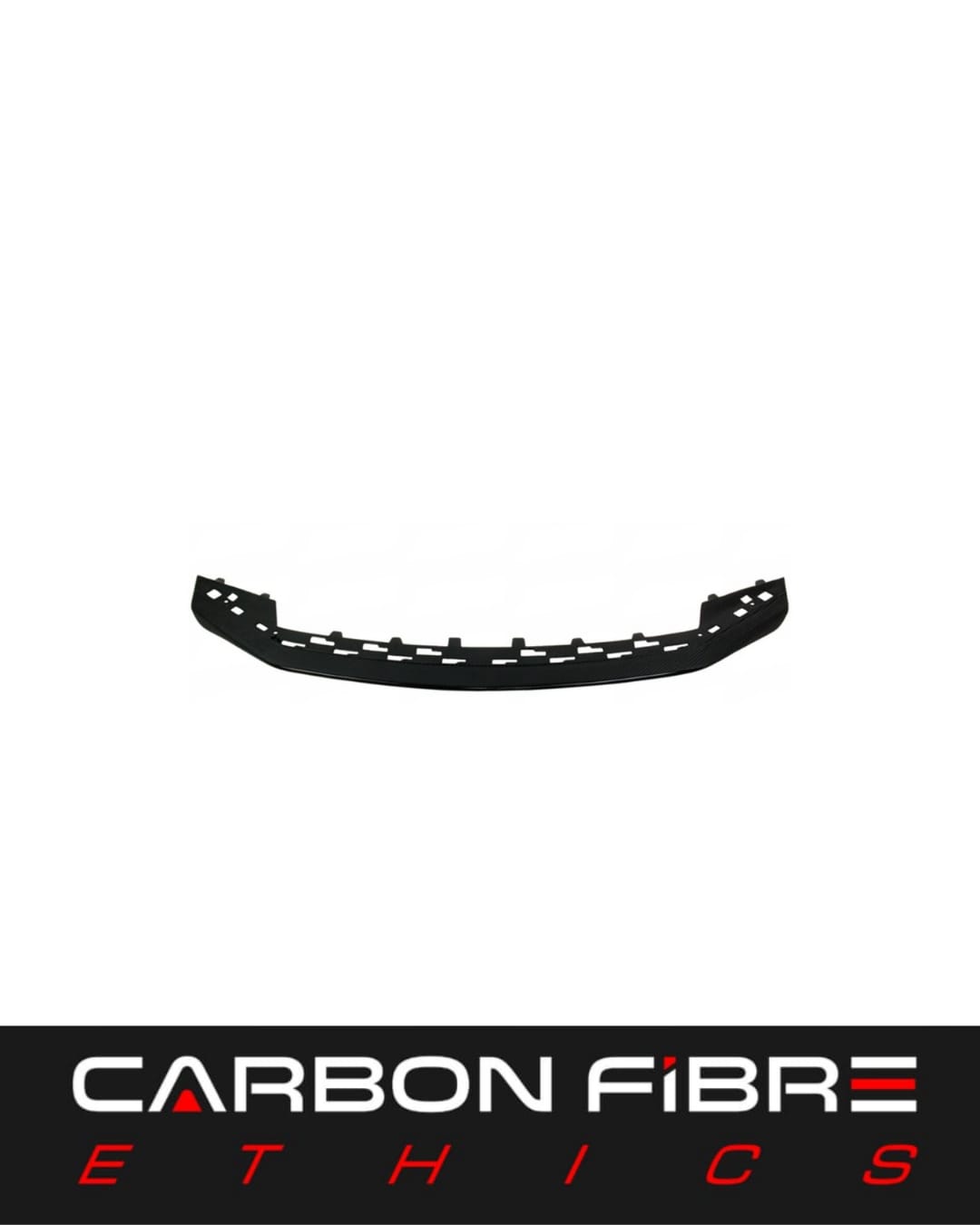 TECHART STYLE CARBON FIBER FRONT LIP FOR 2019-2022 PORSCHE TAYCAN