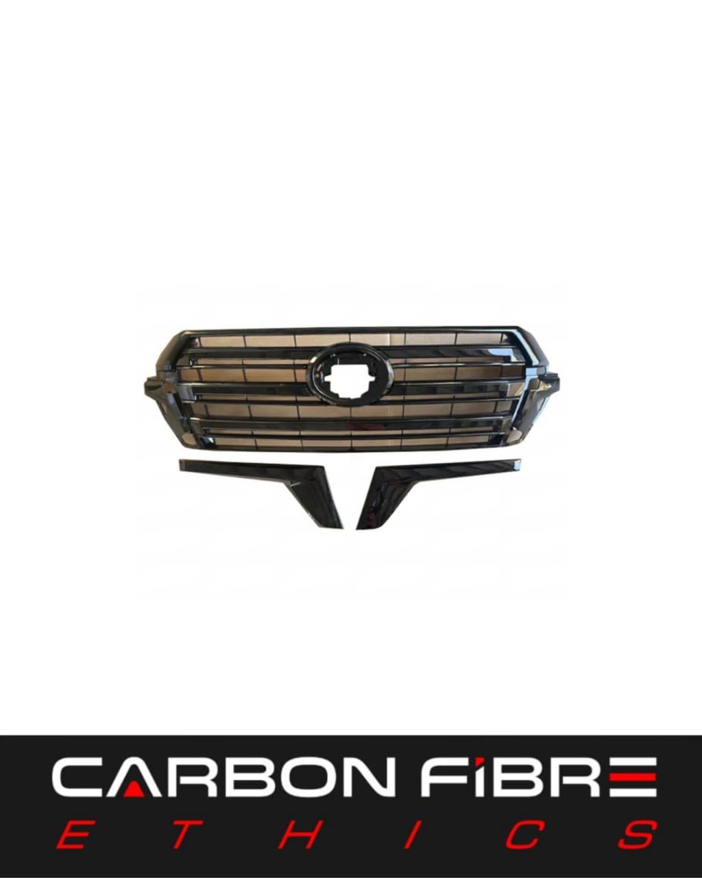 B STYLE BLACK FRONT GRILLE FOR 2016 LAND CRUISER FJ200 LC200