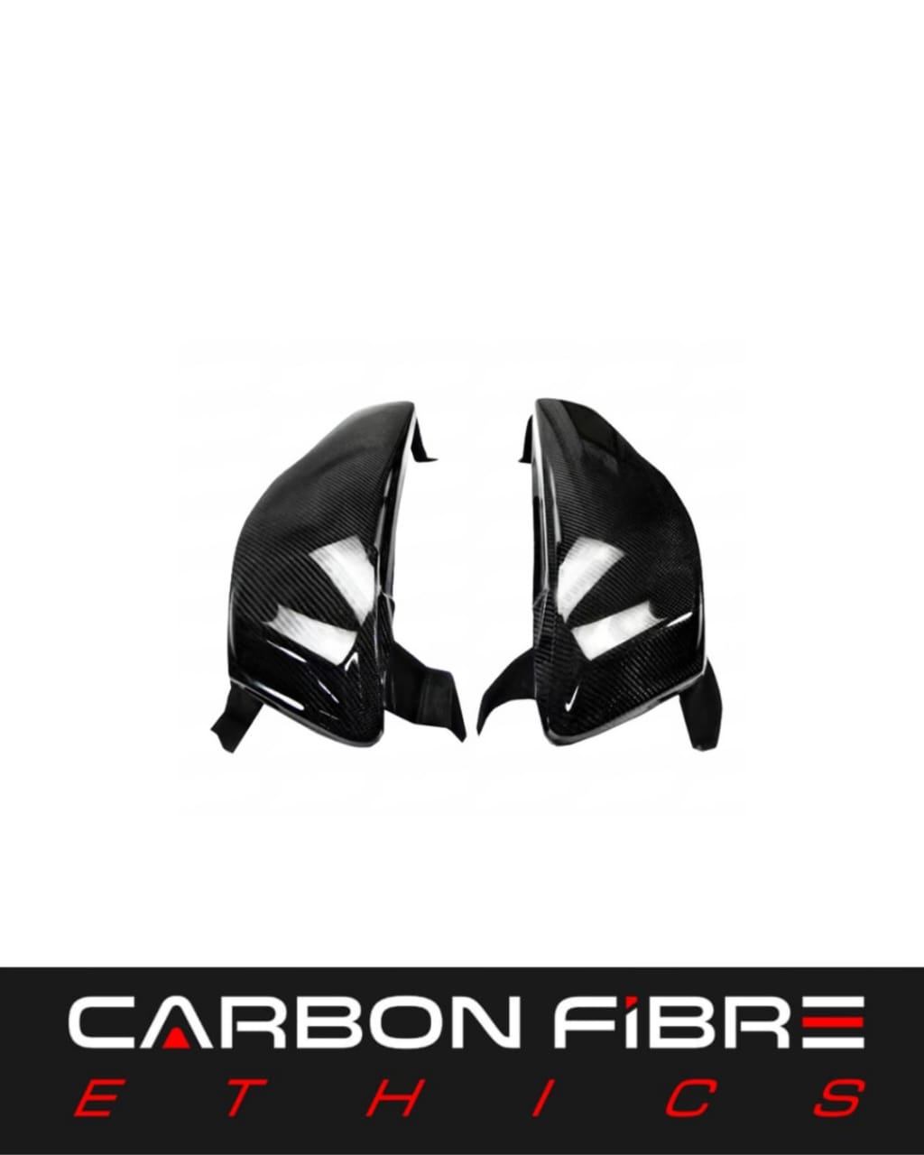 CARBON HEADLIGHTS COVER FOR 2008-2015 MITSUBISHI EVOLUTION EVO 10