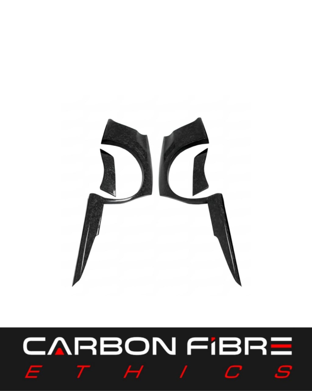 VTX STYLE FORGED CARBON REAR FENDER FOR 2003-2007 MITSUBISHI LANCER EVO 8-9