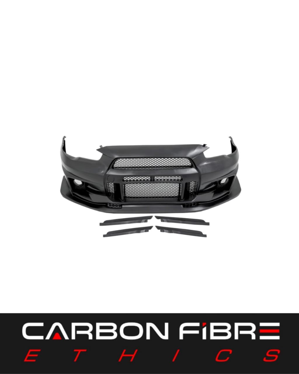VRS STYLE PP FRONT BUMPER FOR 2008-2012 MITSUBISHI LANCER EX