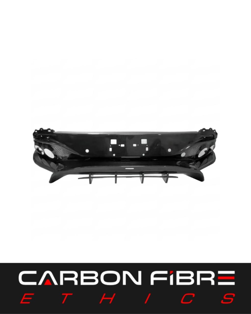 DBX REAR BUMPER HALF CARBON