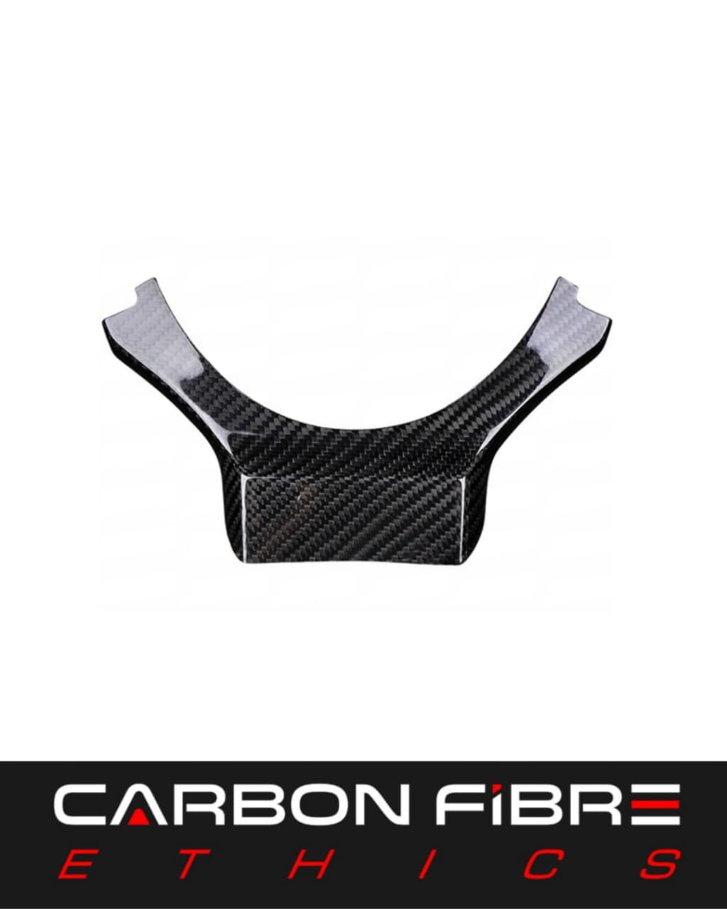 CARBON FIBER STEERING WHEEL COVER FOR 2017-2019 LEXUS IS