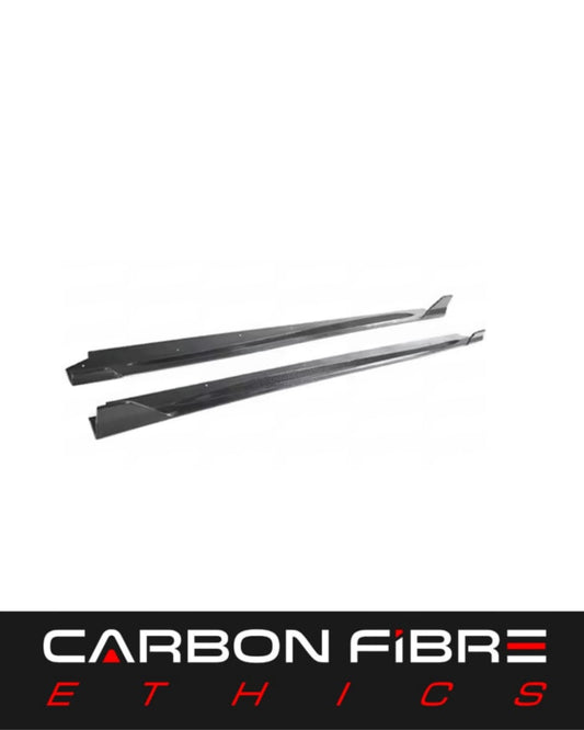 AIMGAIN STYLE CARBON FIBER SIDE SKIRTS FOR 2013-2018 LEXUS GS F SPORT