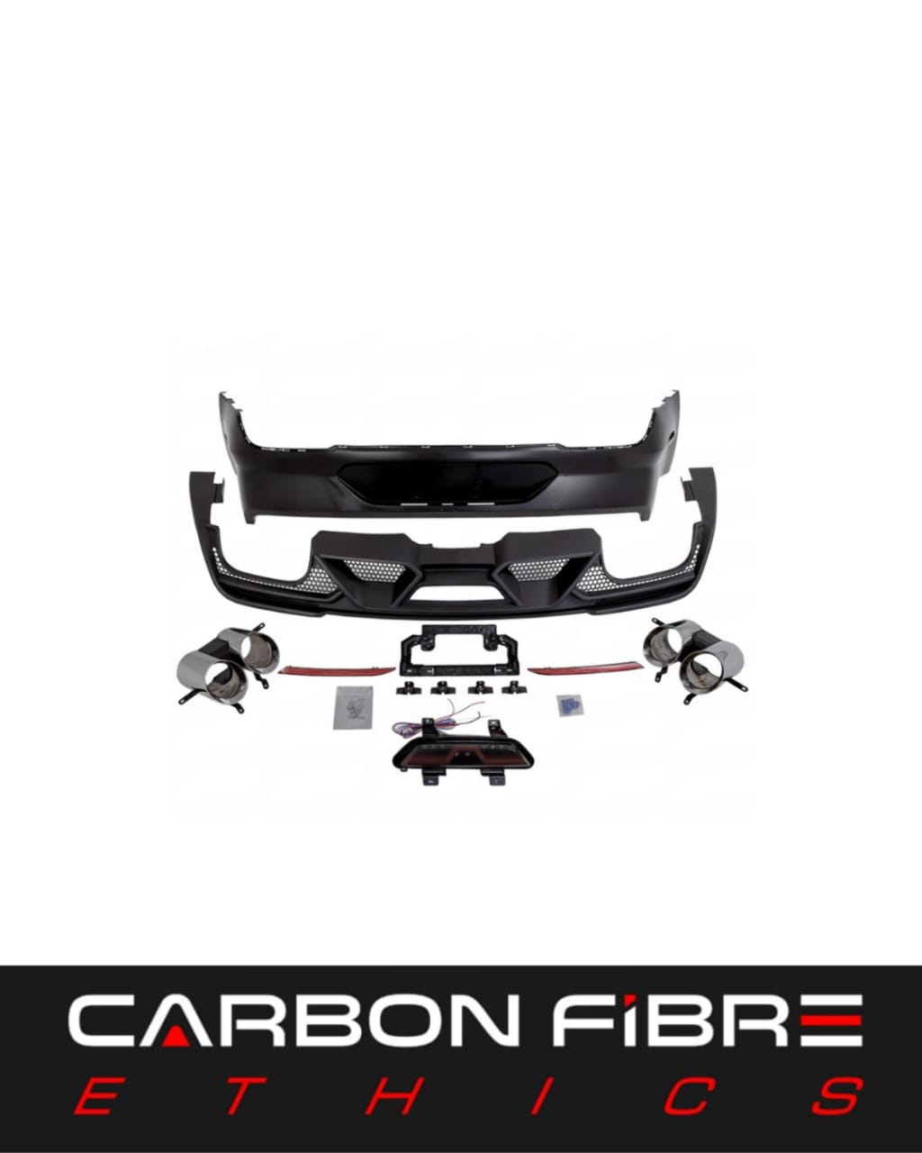 GT500 STYLE PP REAR BUMPER