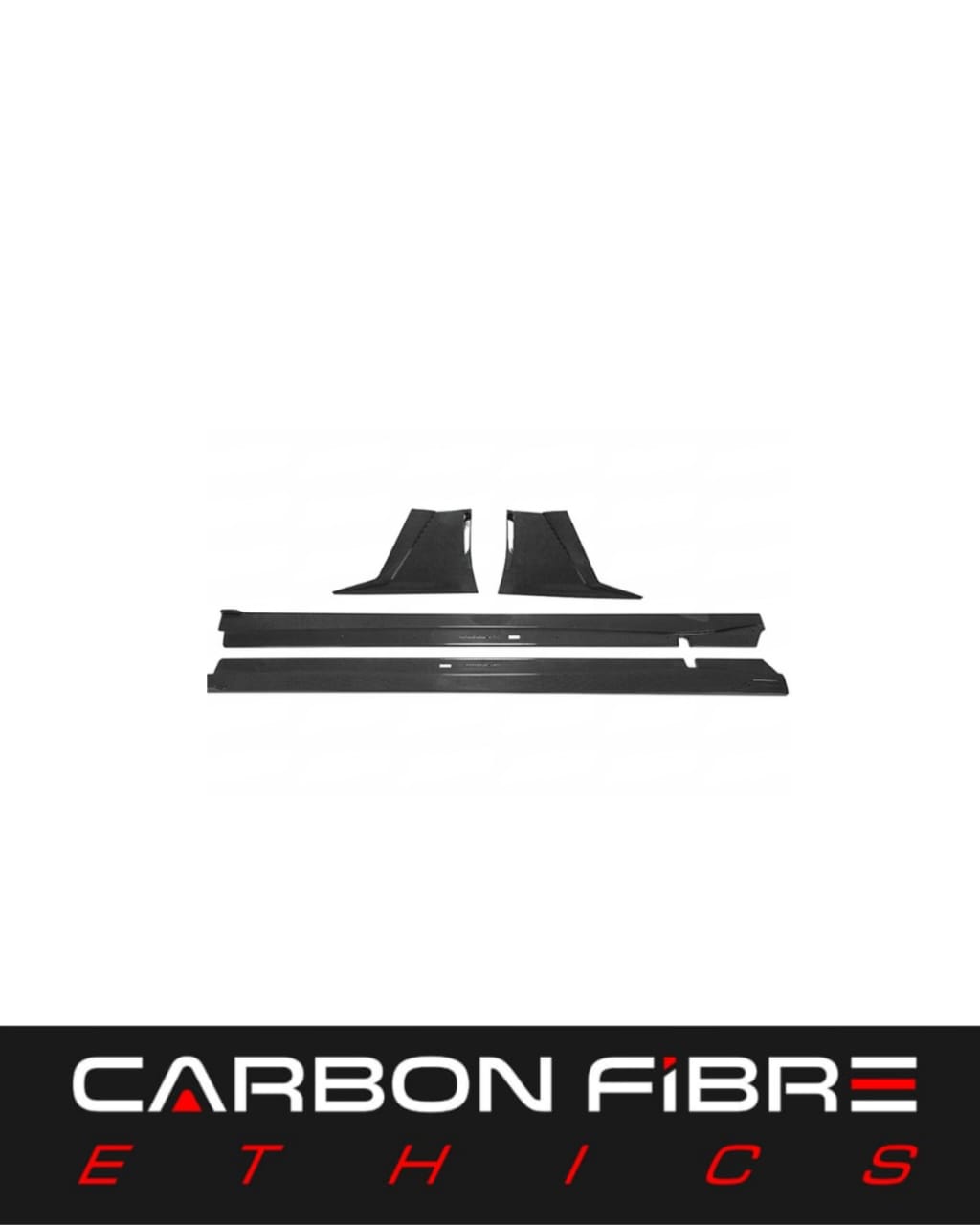 JK STYLE CARBON SIDE SKIRTS FOR 2021-2022 SUBARU BRZ