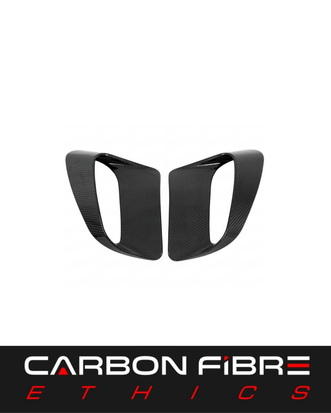 PT STYLE CARBON FIBER SIDE INLET VENT FOR 2018-2022 PORSCHE 911 992 TURBO S