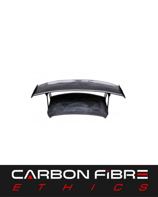 GT3 RS STYLE HALF CARBON FIBER REAR SPOILER FOR 2015-2018 PORSCHE CARRERA 911 991.2