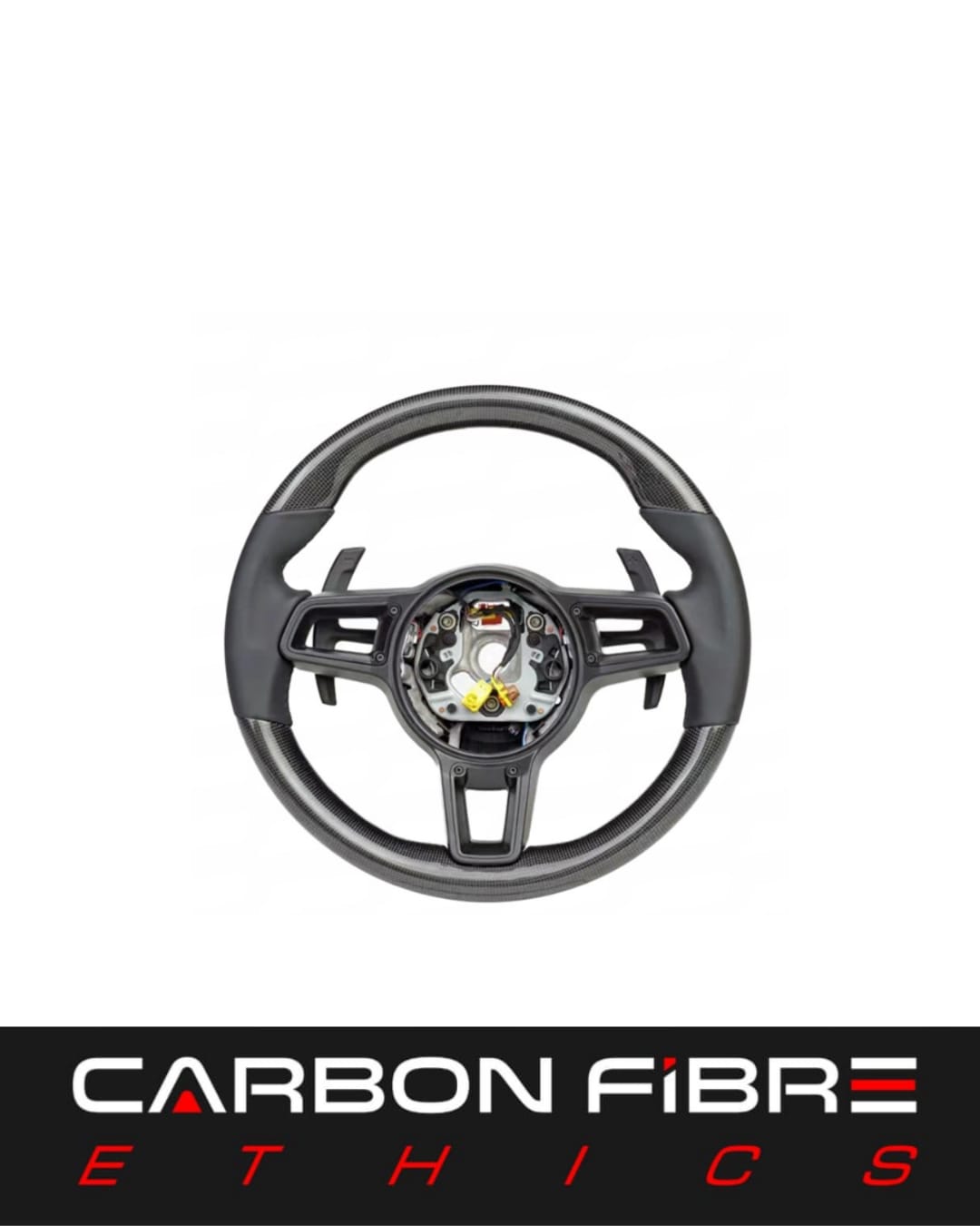 D STYLE CARBON FIBER STEERING WHEEL FOR PORSCHE CAYMAN BOXSTER MACAN CARRERA 911 CAYENNE PANAMERA
