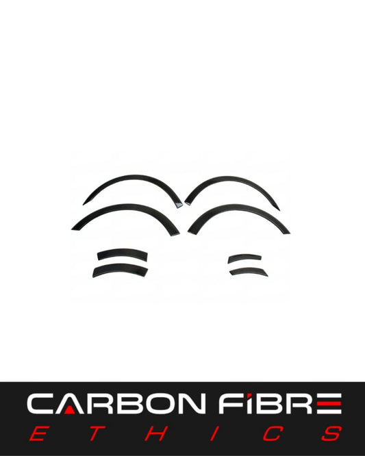 ZELE STYLE CARBON WHEEL ARCHES FOR 2012-2015 TOYOTA GT86 FT86 SUBARU BRZ