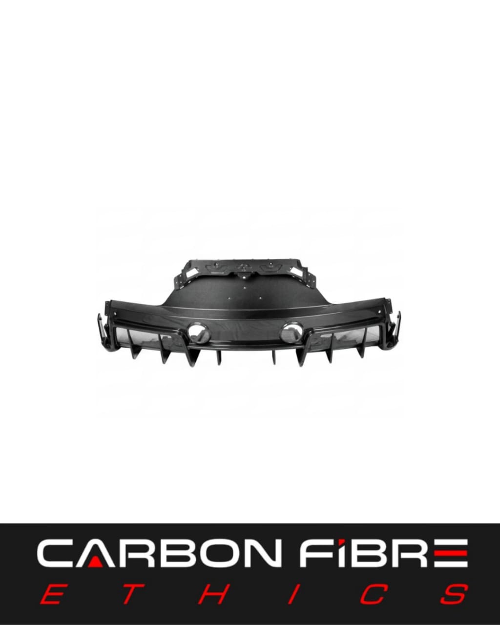 PT STYLE DRY CARBON REAR DIFFUSER FOR 2020-2023 MASERATI MC20