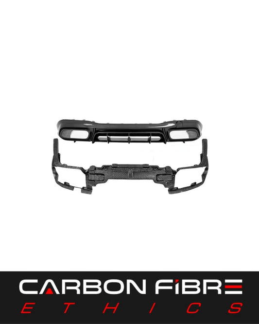 TOPCAR STYLE DRY CARBON REAR DIFFUSER FOR 2019-2022 MERCEDES BENZ AMG GT63S