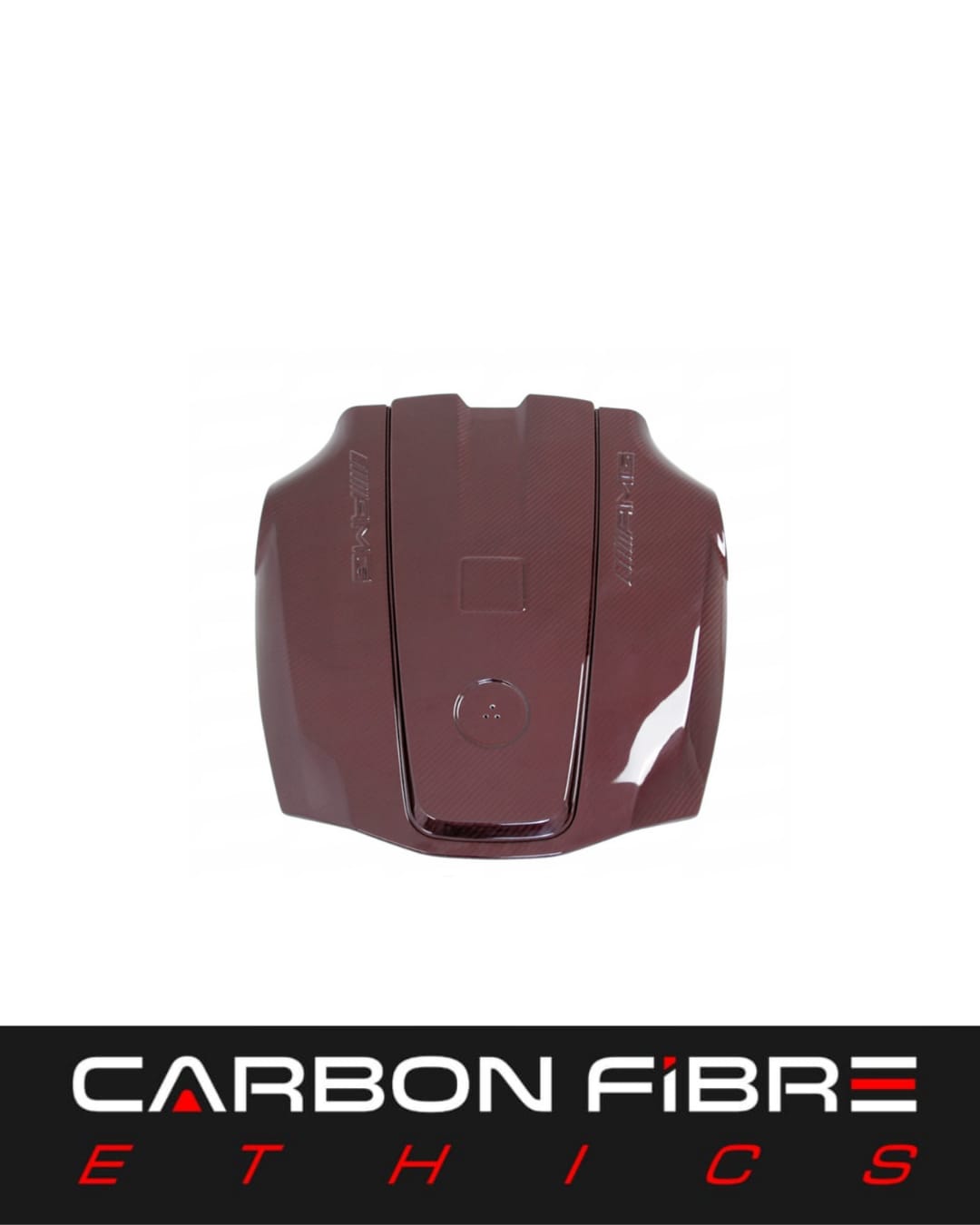 OX BLOOD CARBON ENGINE COVER FOR 2015-2016 MERCEDES BENZ AMG GT GTS