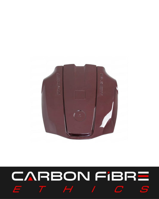 OX BLOOD CARBON ENGINE COVER FOR 2015-2016 MERCEDES BENZ AMG GT GTS