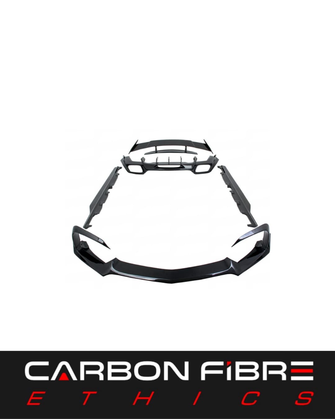 RENTECHH STYLE CARBON FIBER BODYKITS FOR 2015-2018 MERCEDES BENZ AMG GT