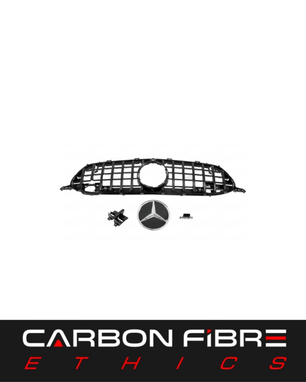 GT STYLE ABS SILVER FRONT GRILLE FOR 2019-2020 MERCEDES BENZ W177 A180 A200 A250