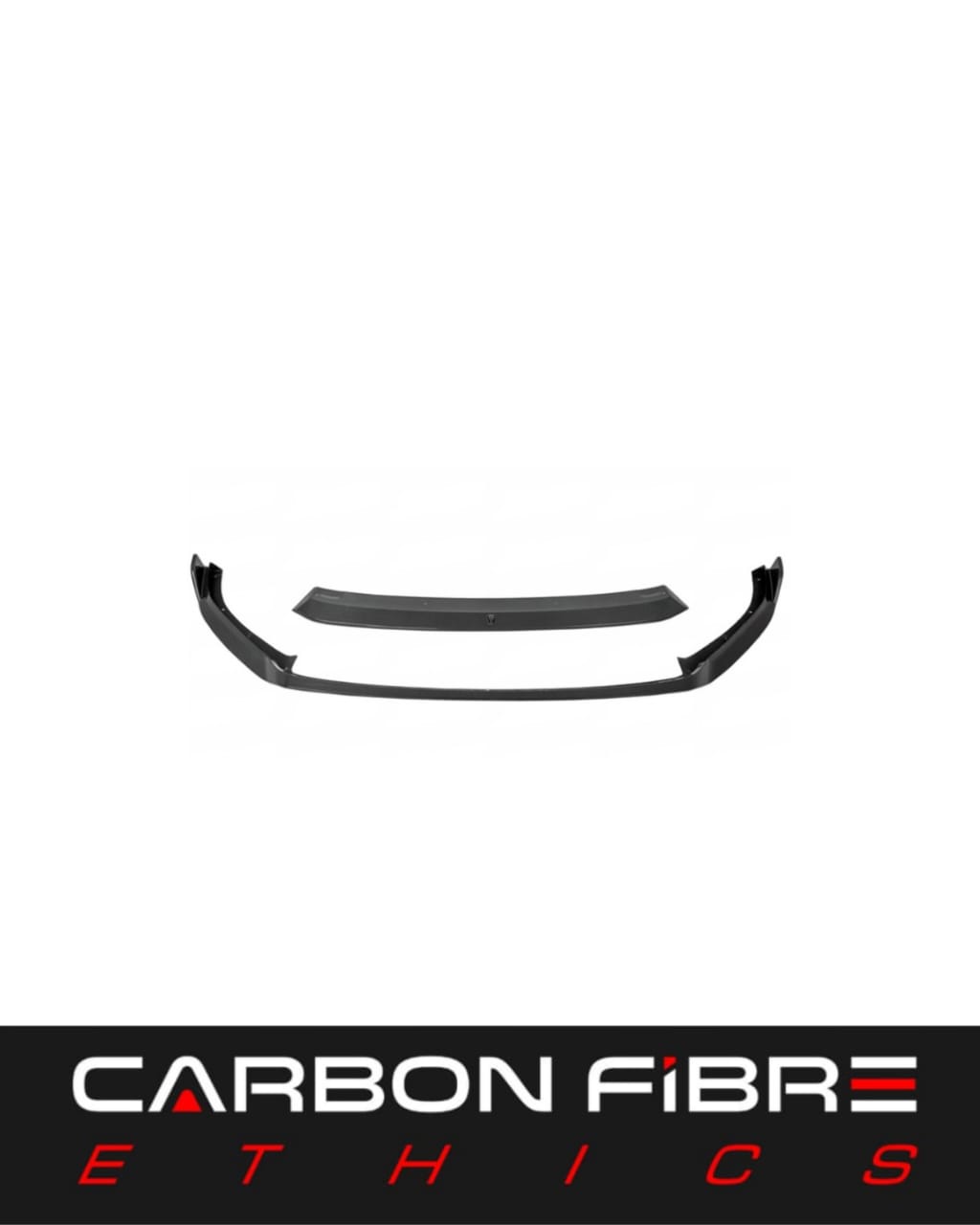 REVOZPORT RAZOR 7 STYLE HALF CARBON FRONT LIP FOR 2014-2017 VW GOLF 7 GTI
