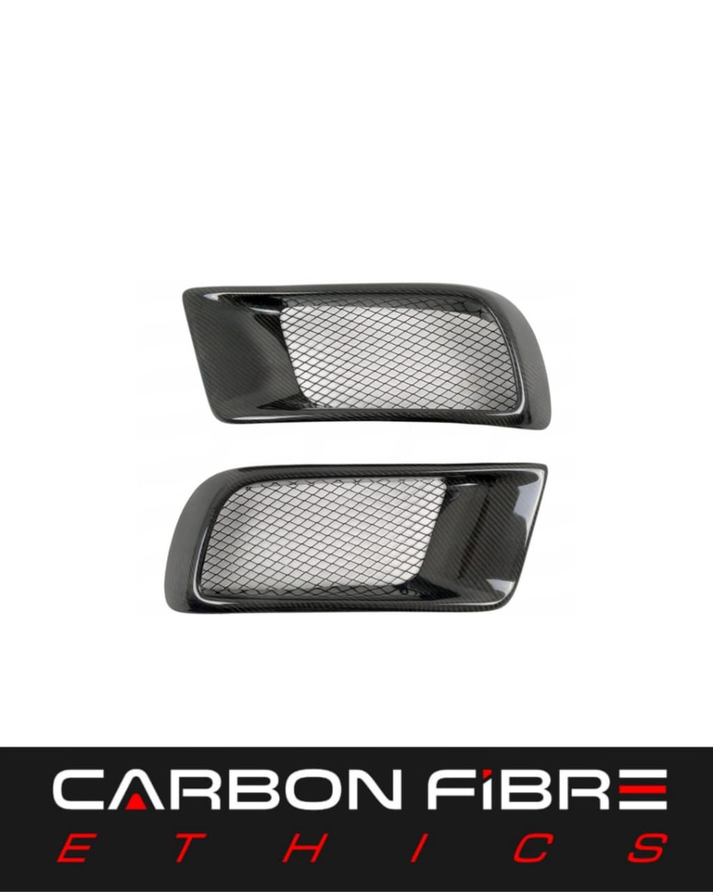 RALLIART STYLE FORGED CARBON AIR DUCT FOR 2008-2015 MITSUBISHI LANCER EVOLUTION EVO X