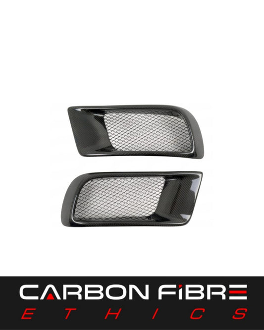 RALLIART STYLE FORGED CARBON AIR DUCT FOR 2008-2015 MITSUBISHI LANCER EVOLUTION EVO X