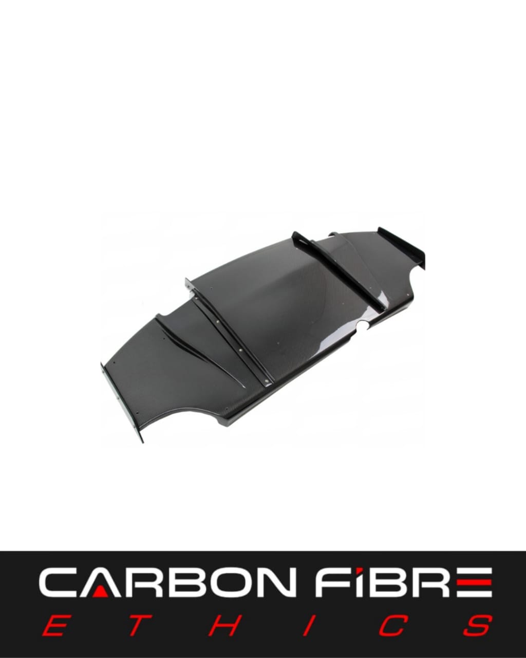 VRS STYLE CARBON  DIFFUSER FOR 2008-2015 MITSUBISHI EVOLUTION EVO 10
