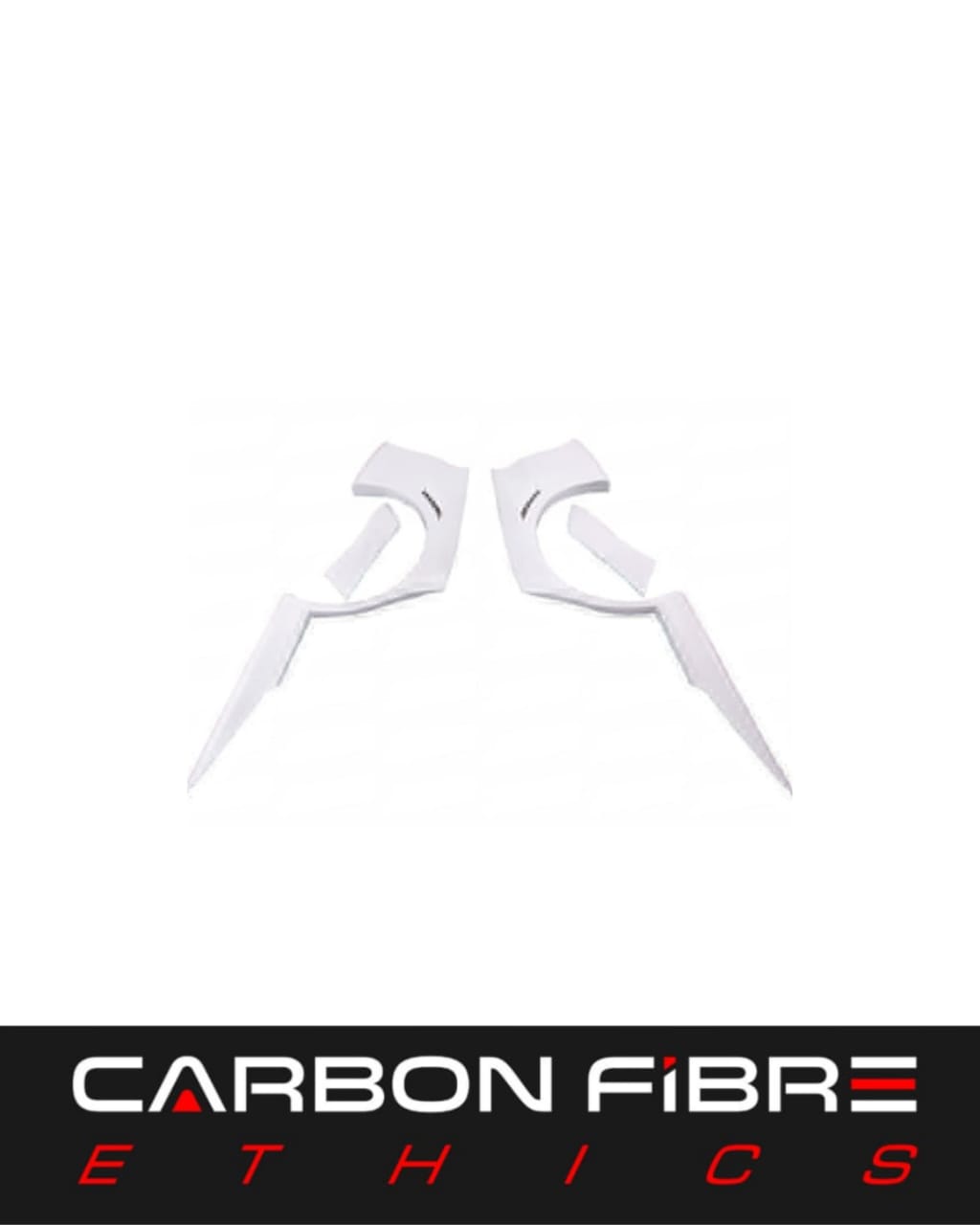 VTX STYLE CARBON REAR FENDER FOR 2003-2007 MITSUBISHI LANCER EVO 8-9