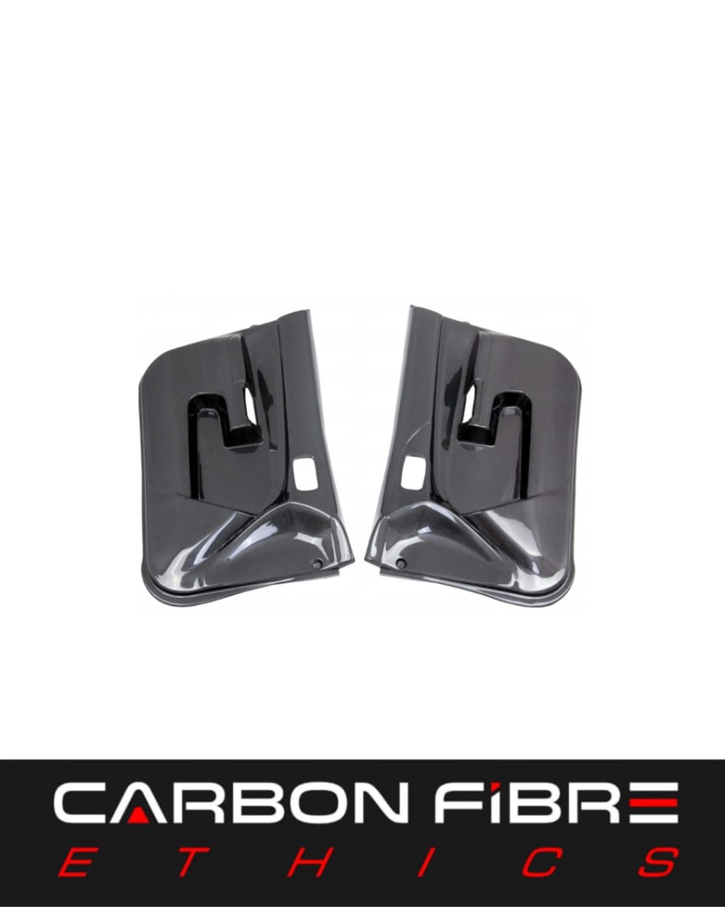 CARBON INSIDE DOOR PLAT FOR 2003-2007 MITSUBISHI LANCER EVOLUTION EVO 8-9