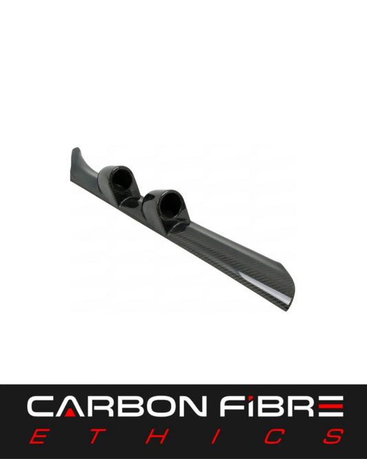 CARBON A PILLAR TWIN GAUGE POD (52 60MM) FOR 1998-2001 MITSUBISHI LANCER EVOLUTION EVO 5-6