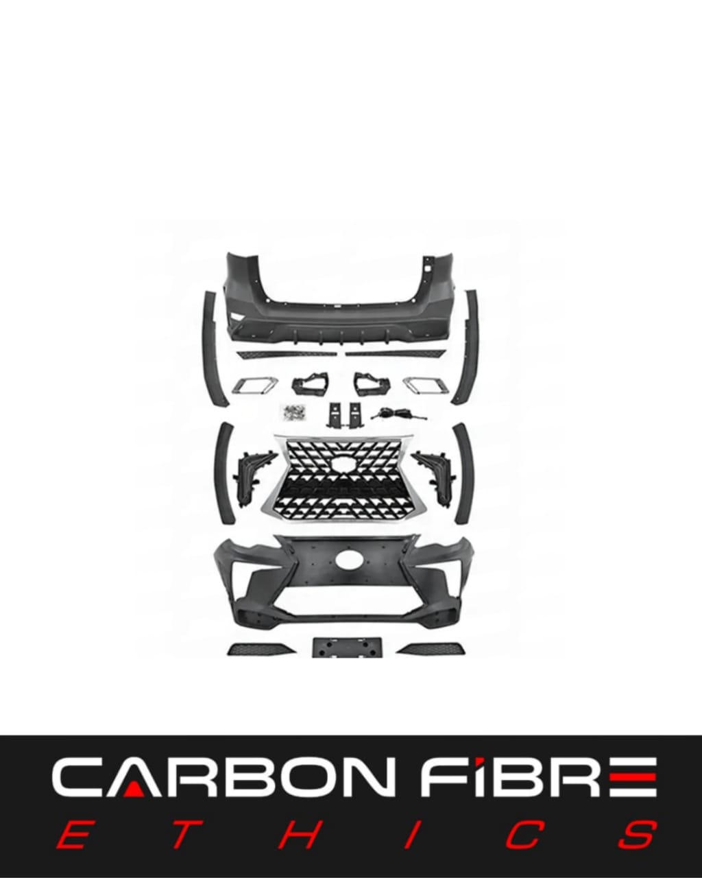 LX570 STYLE PP BODYKITS FOR 2016-2020 TOYOTA FORTUNER