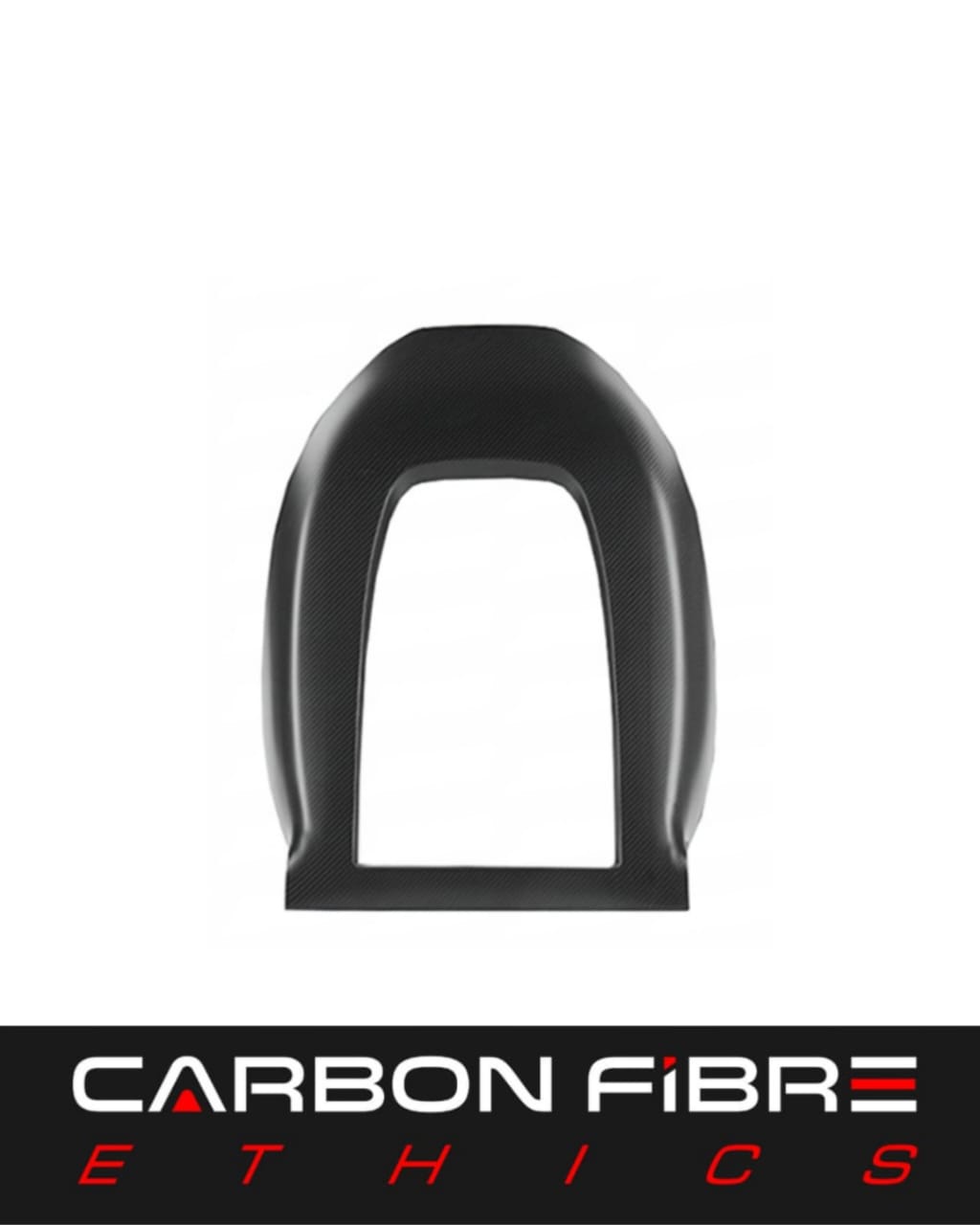 MATTE CARBON SEAT REAR PROTECTION PANEL FOR 2016-2019 TESLA MODEL 3
