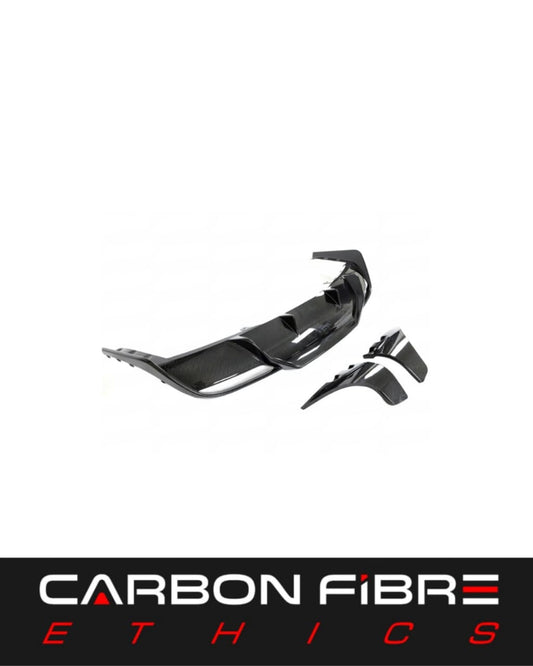 CARBON REAR DIFFUSER FOR 2023-2024 TESLA MODEL 3