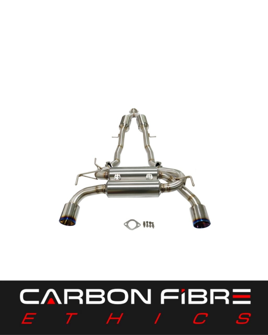 STAINLESS STEEL EXHAUST PIPE FOR 2009-2015 NISSAN 370Z Z34