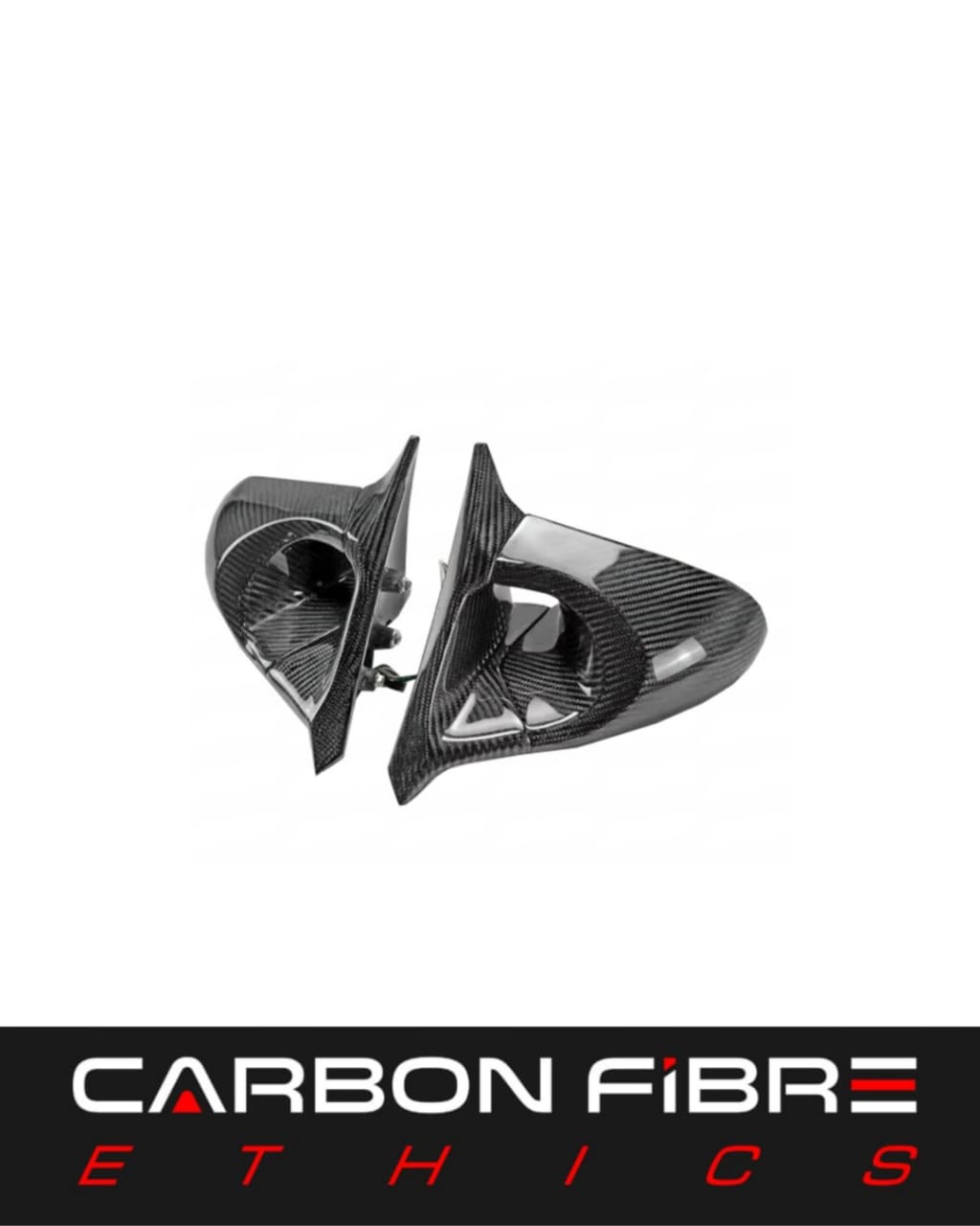 ABS+ CARBON SIDE MIRROR RHD FOR 2009-2015 NISSAN 370Z Z34
