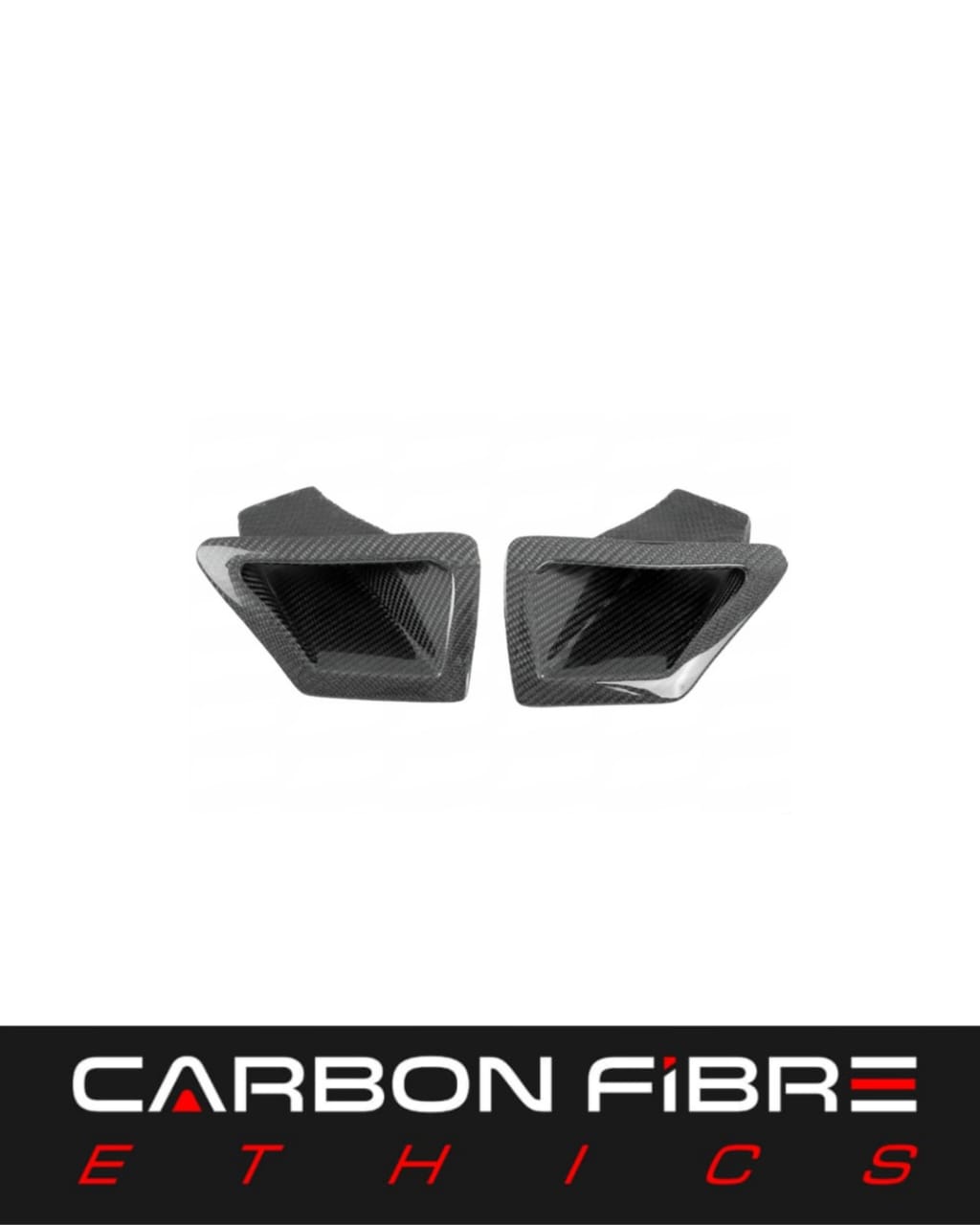CARBON FRONT BUMPER VENT FOR 2009-2015 NISSAN 370Z Z34