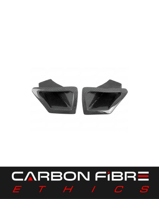 CARBON FRONT BUMPER VENT FOR 2009-2015 NISSAN 370Z Z34